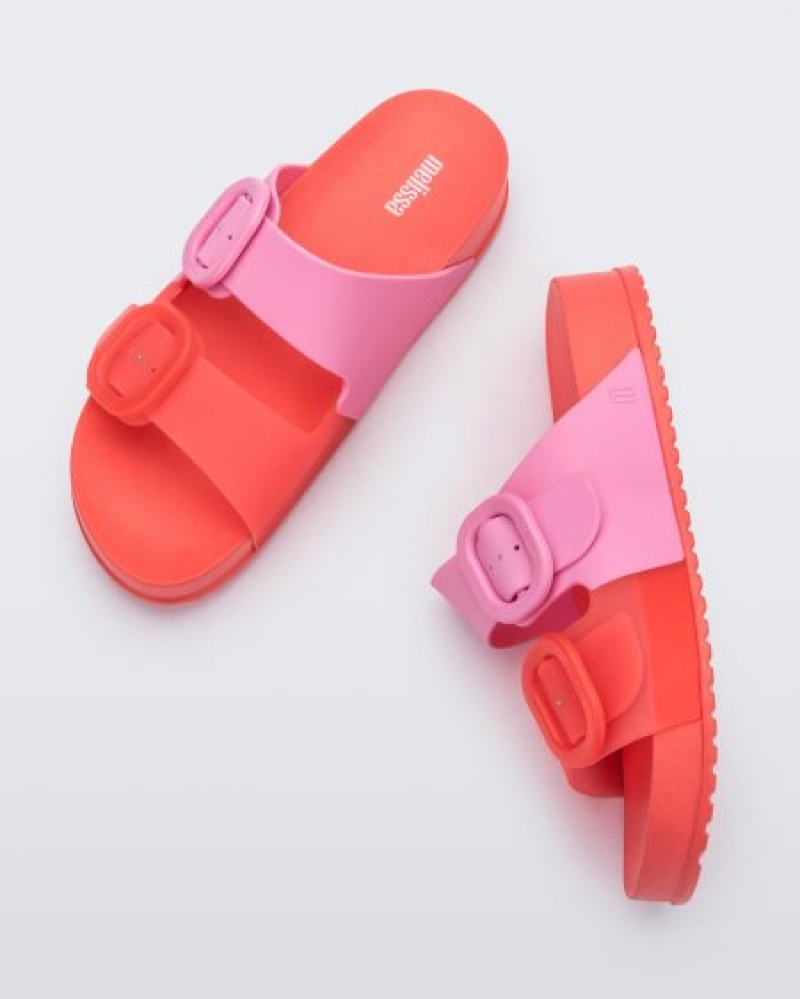 Melissa Chanclas Cozy Mujer Red/Pink España | l8mSaVzE