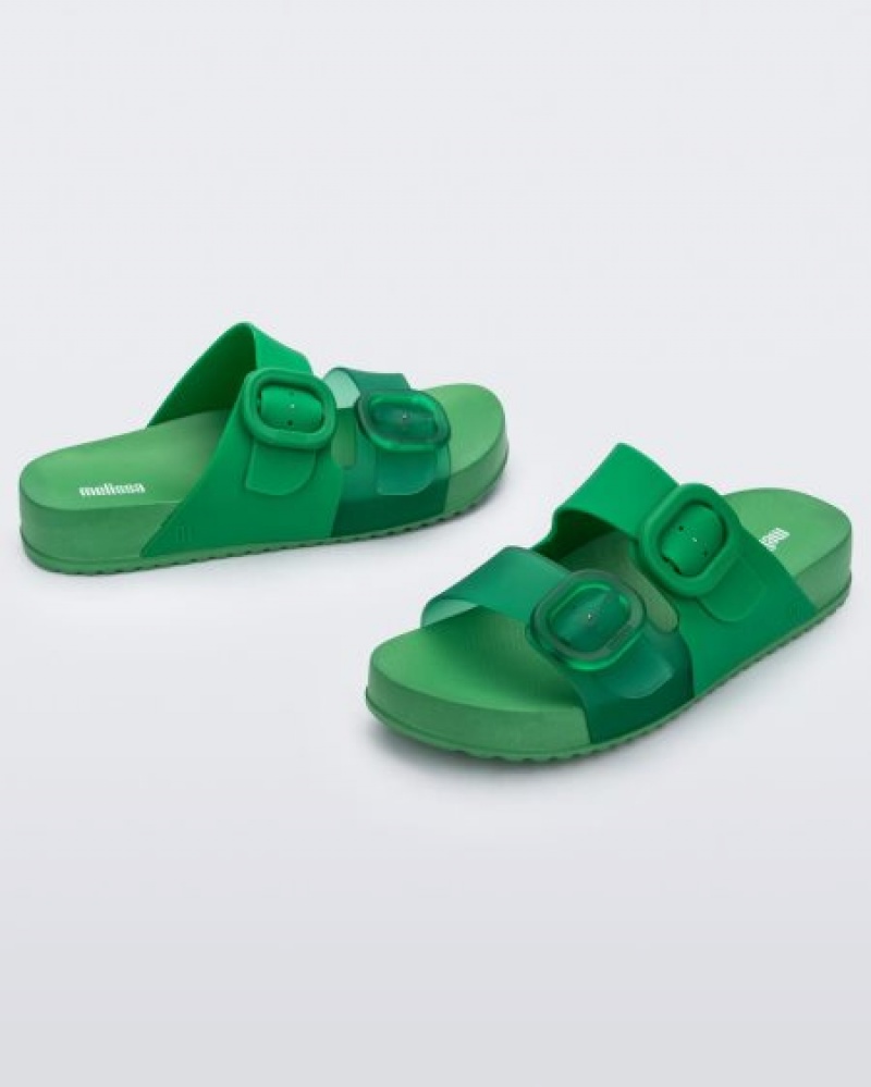 Melissa Chanclas Cozy Mujer Verde España | k2ls3K4u