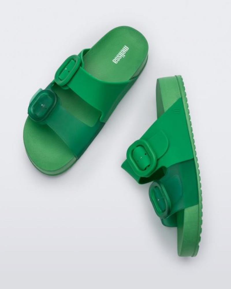 Melissa Chanclas Cozy Mujer Verde España | k2ls3K4u