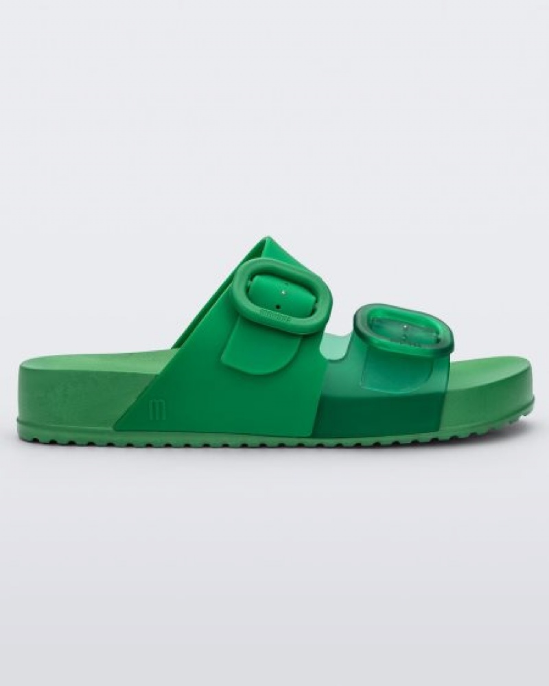 Melissa Chanclas Cozy Mujer Verde España | k2ls3K4u