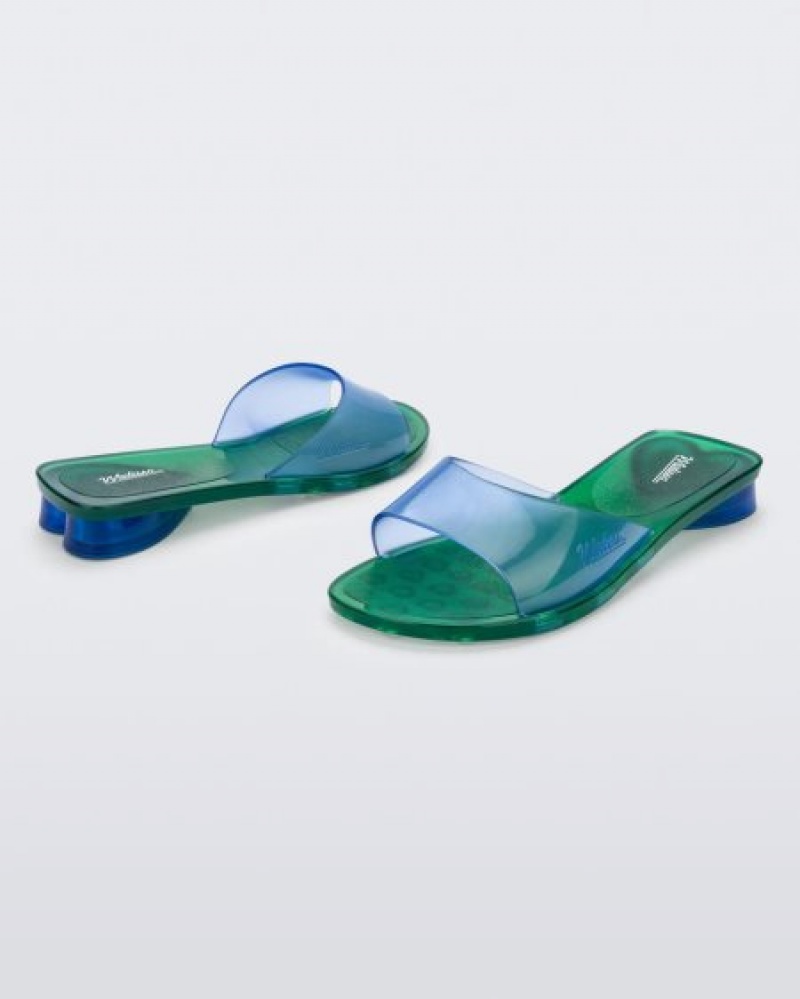 Melissa Chanclas Kim Mujer Green/Blue España | AtscYZCF