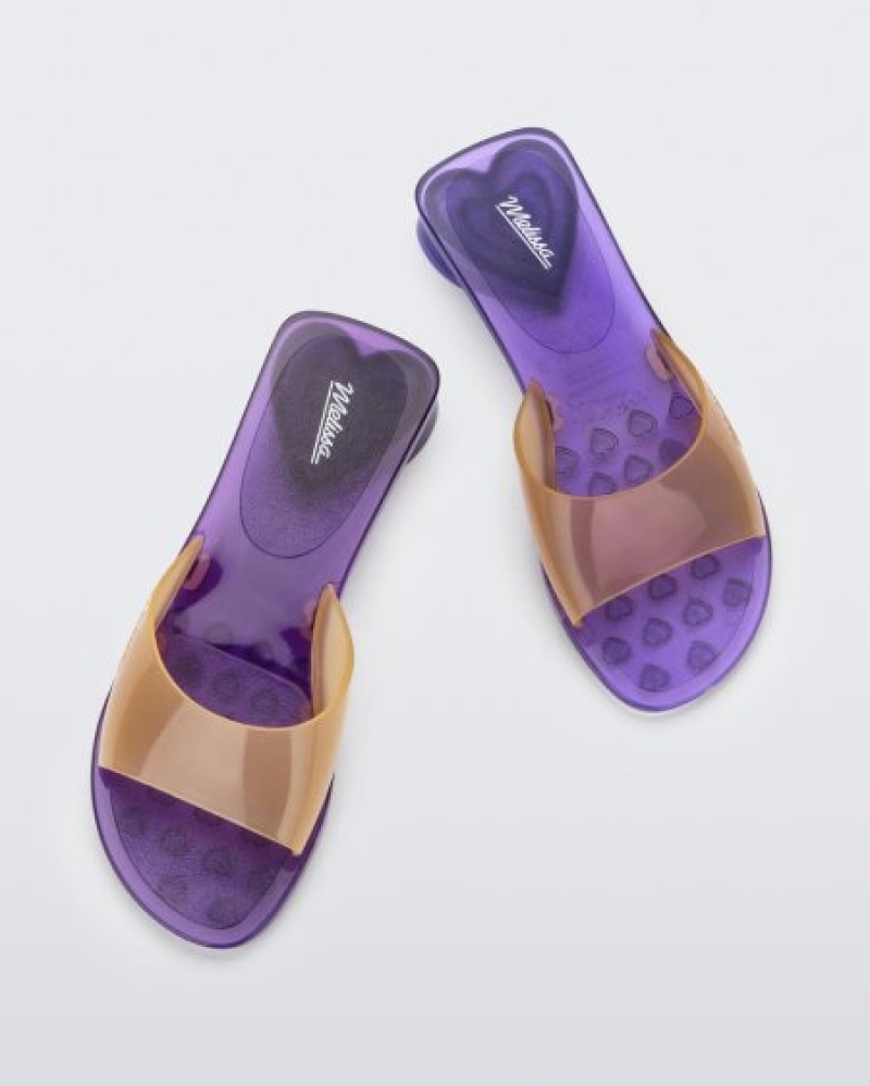 Melissa Chanclas Kim Mujer Purple/Yellow España | 3eoJgOHo