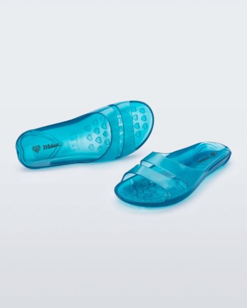 Melissa Chanclas Real Jelly Chanclas Mujer Azules España | J3uZ1dcf