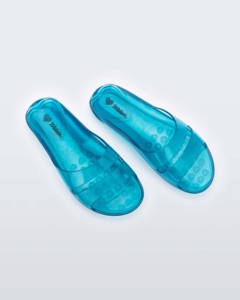 Melissa Chanclas Real Jelly Chanclas Mujer Azules España | J3uZ1dcf