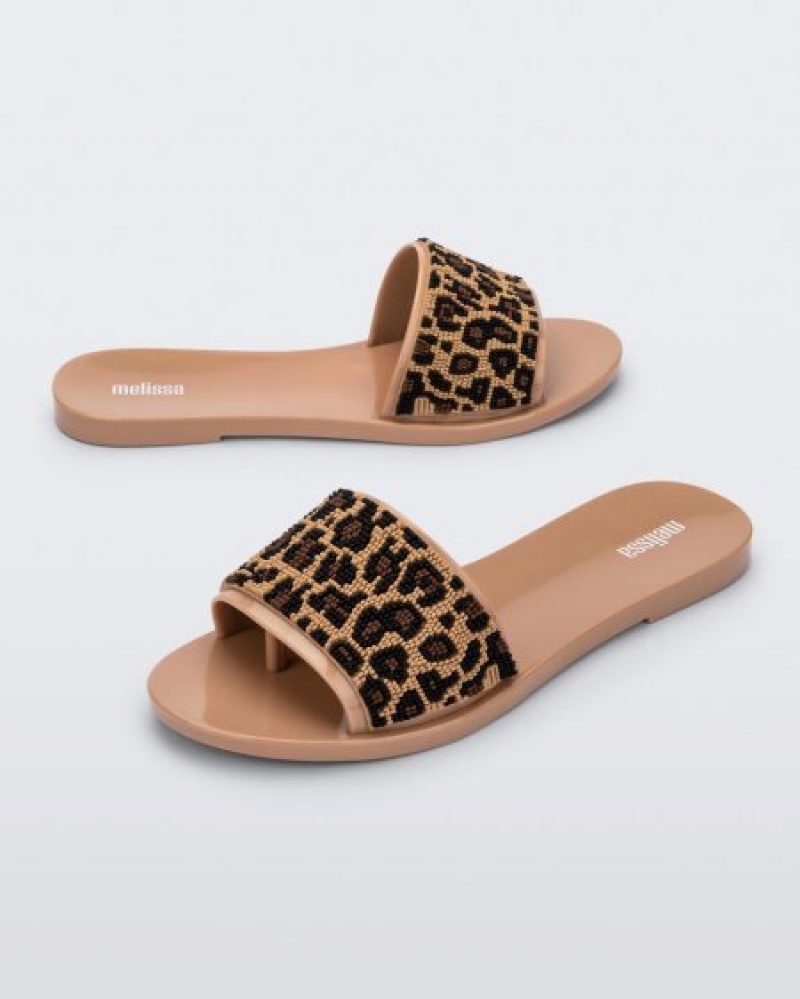 Melissa Chanclas Savage Mujer Beige/Black España | Hvj2VaWt