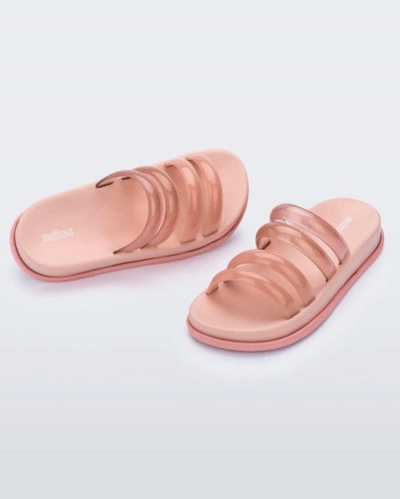 Melissa Chanclas Soft Wave Chanclas Mujer Rosas España | mXYlIRYG