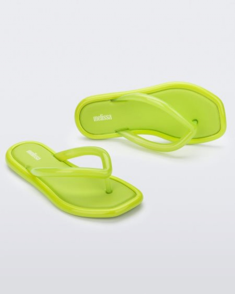 Melissa Chancletas Airbubble Flip Flop Mujer Verde España | 66vlTjtS