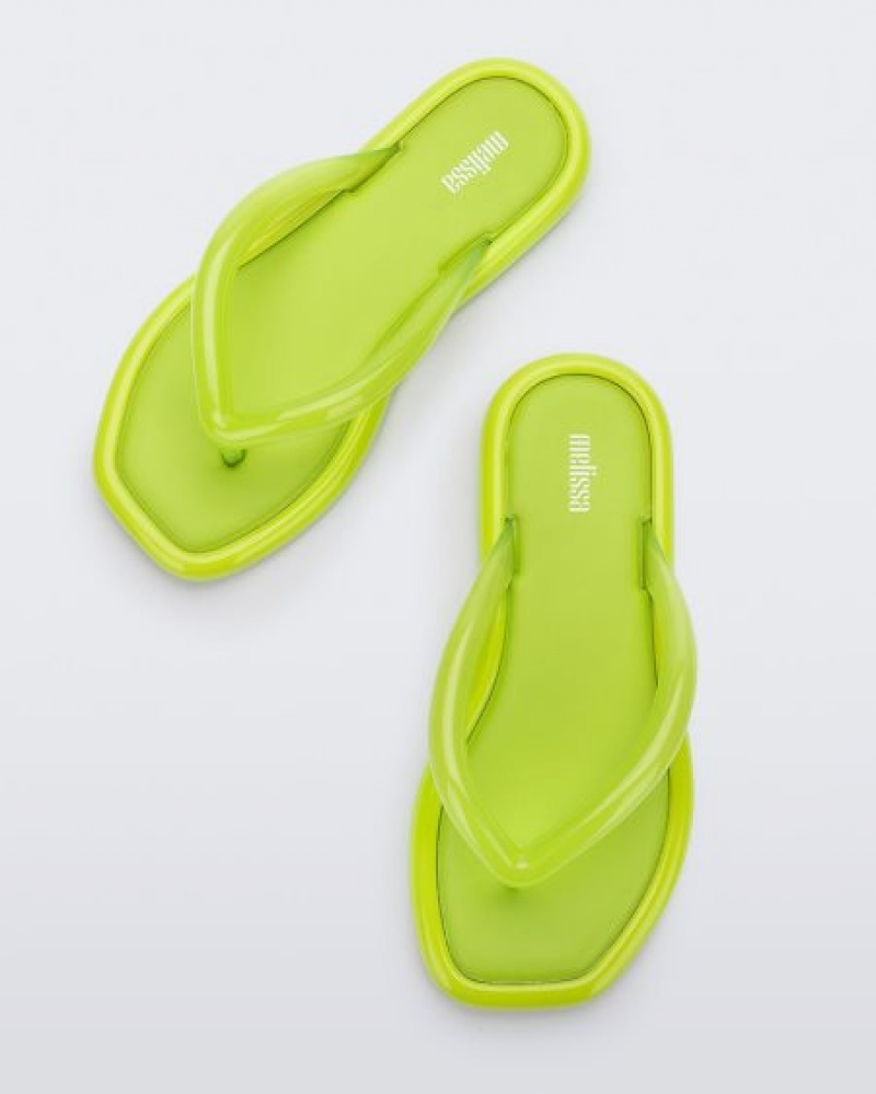 Melissa Chancletas Airbubble Flip Flop Mujer Verde España | 66vlTjtS