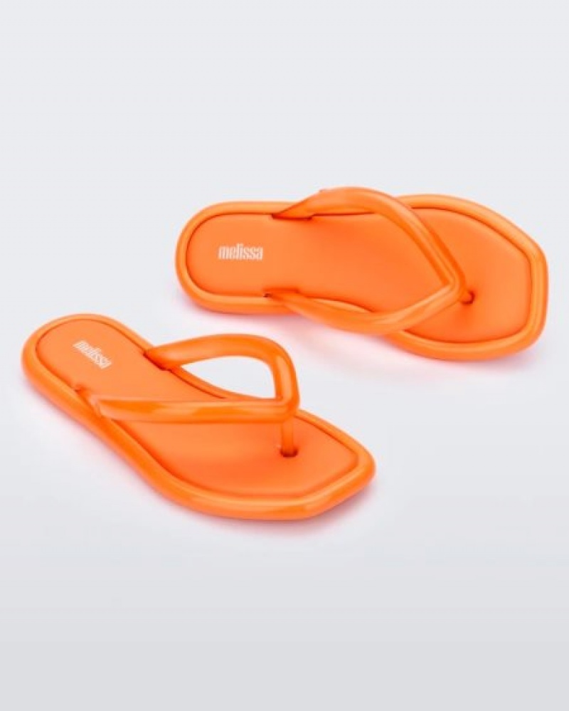 Melissa Chancletas Airbubble Flip Flop Mujer Naranjas España | hGn3VXGD