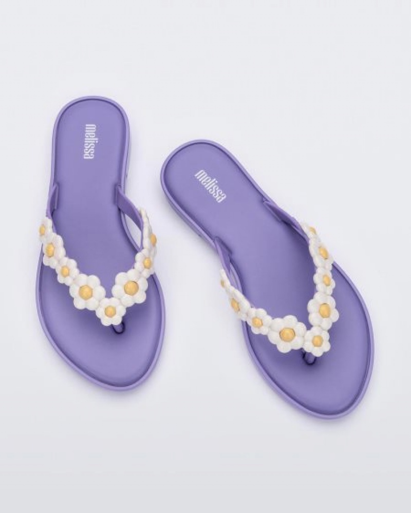 Melissa Chancletas Flip Flop Spring Mujer Lilac/White España | dxFdLyBh