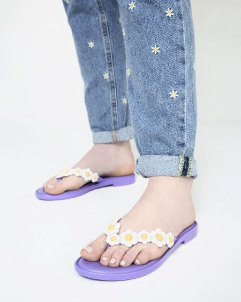 Melissa Chancletas Flip Flop Spring Mujer Lilac/White España | dxFdLyBh