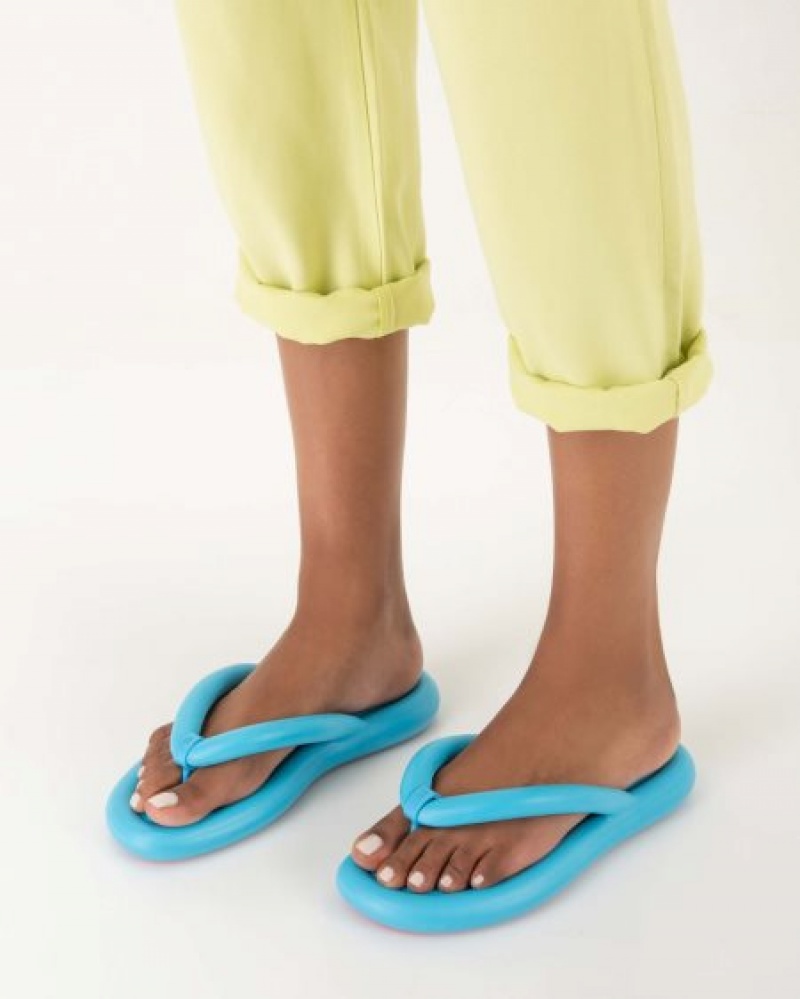 Melissa Chancletas Free Flip Flop Mujer Azules España | S0F2Kngk