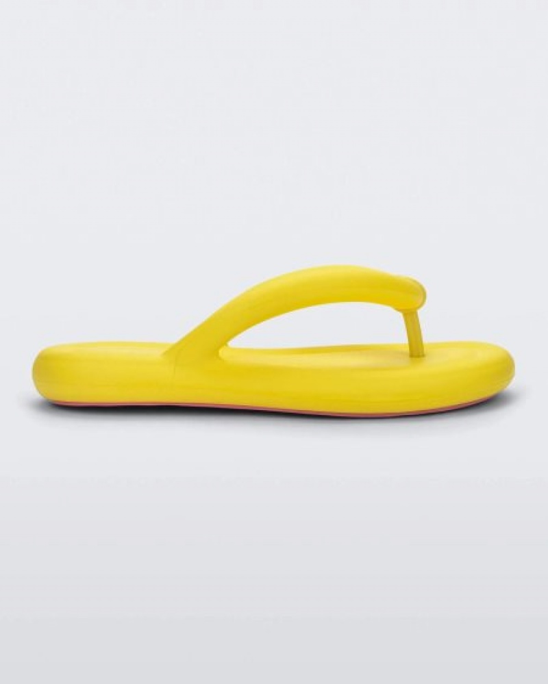 Melissa Chancletas Free Flip Flop Mujer Pink/Yellow España | oiqrhlqG