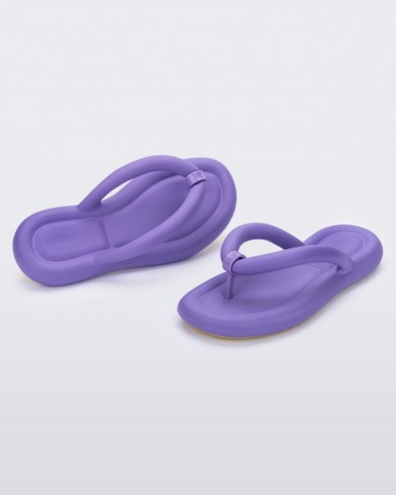 Melissa Chancletas Free Flip Flop Mujer Yellow/Lilac España | e7W7TLpw