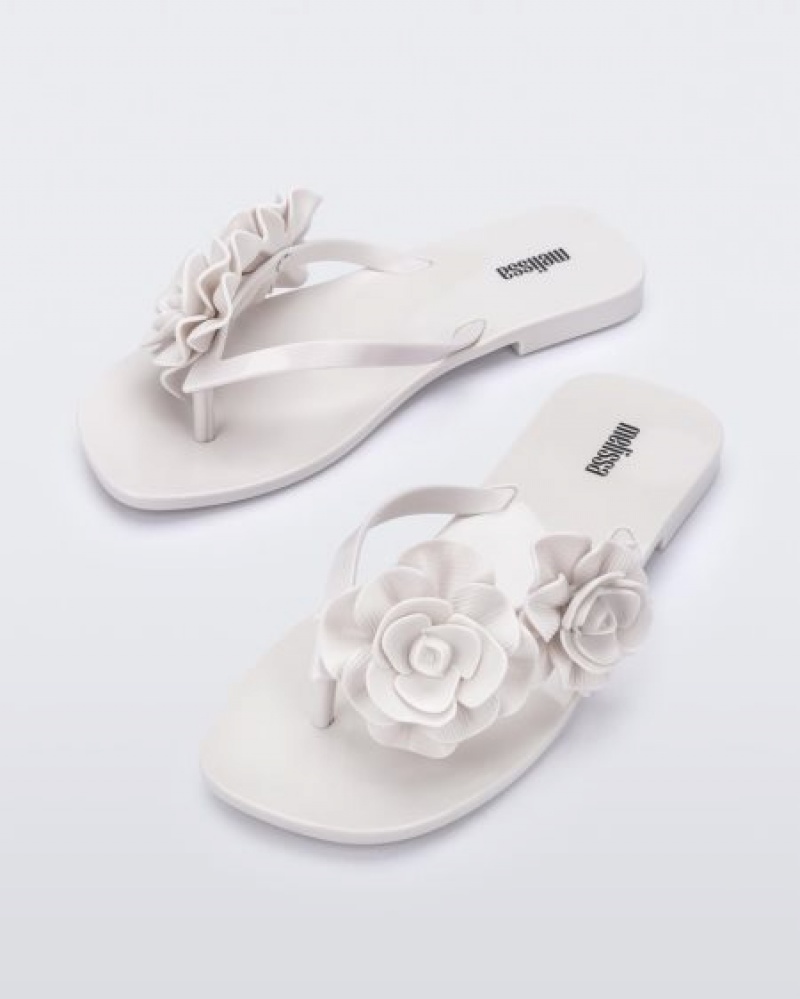 Melissa Chancletas Harmomic Squared Garden Mujer Blancas España | tLLzMEwq