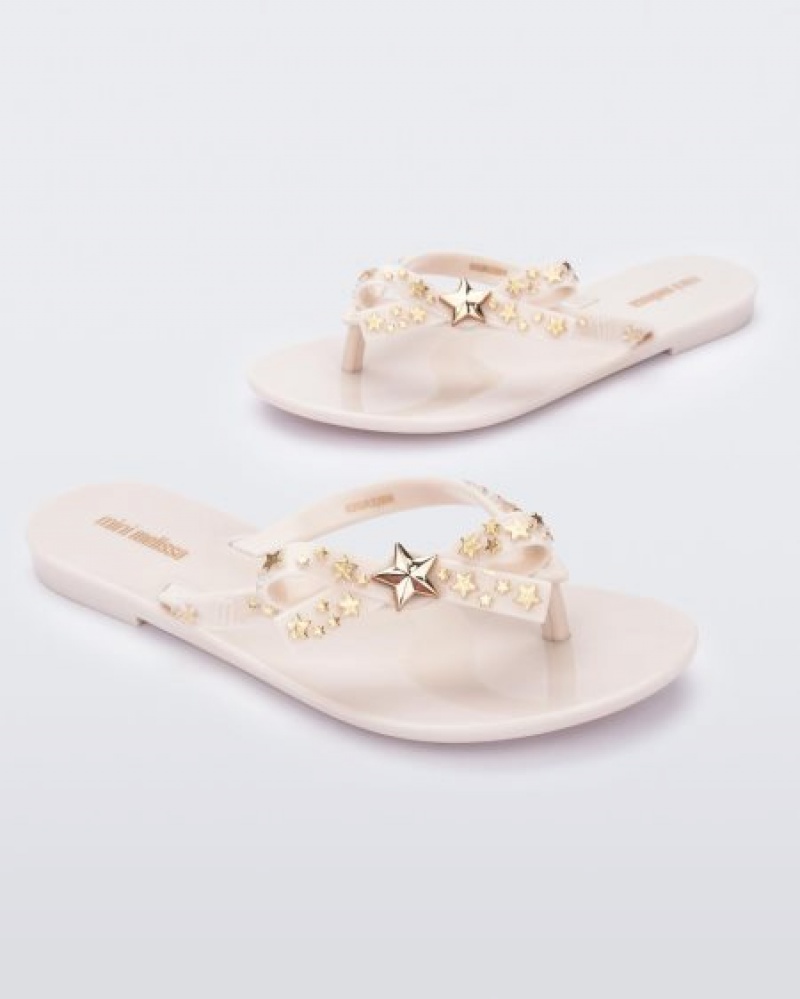 Mini Melissa Chancletas Harmonic Stars Niños Beige España | FcKTh1IU