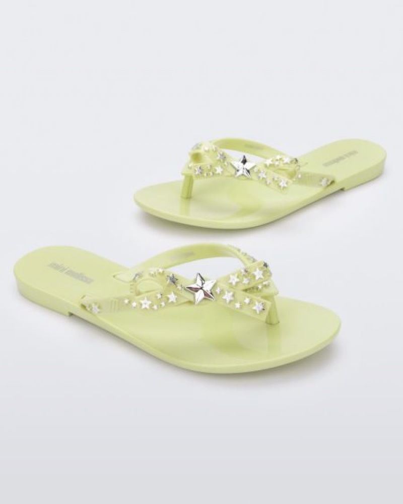 Mini Melissa Chancletas Harmonic Stars Niños Verde España | L0YhmrYH