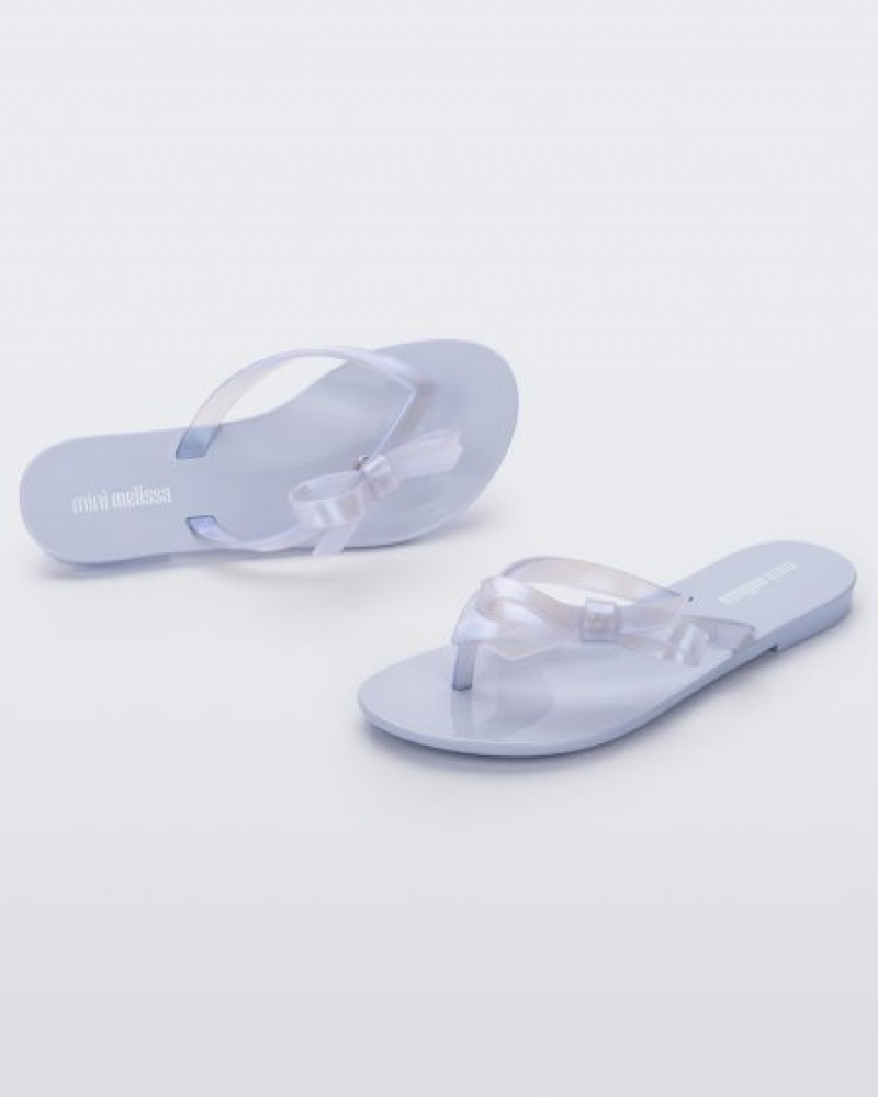 Mini Melissa Chancletas Harmonic Sweet Niños Lilac/Blue Pearl España | behgLbN5