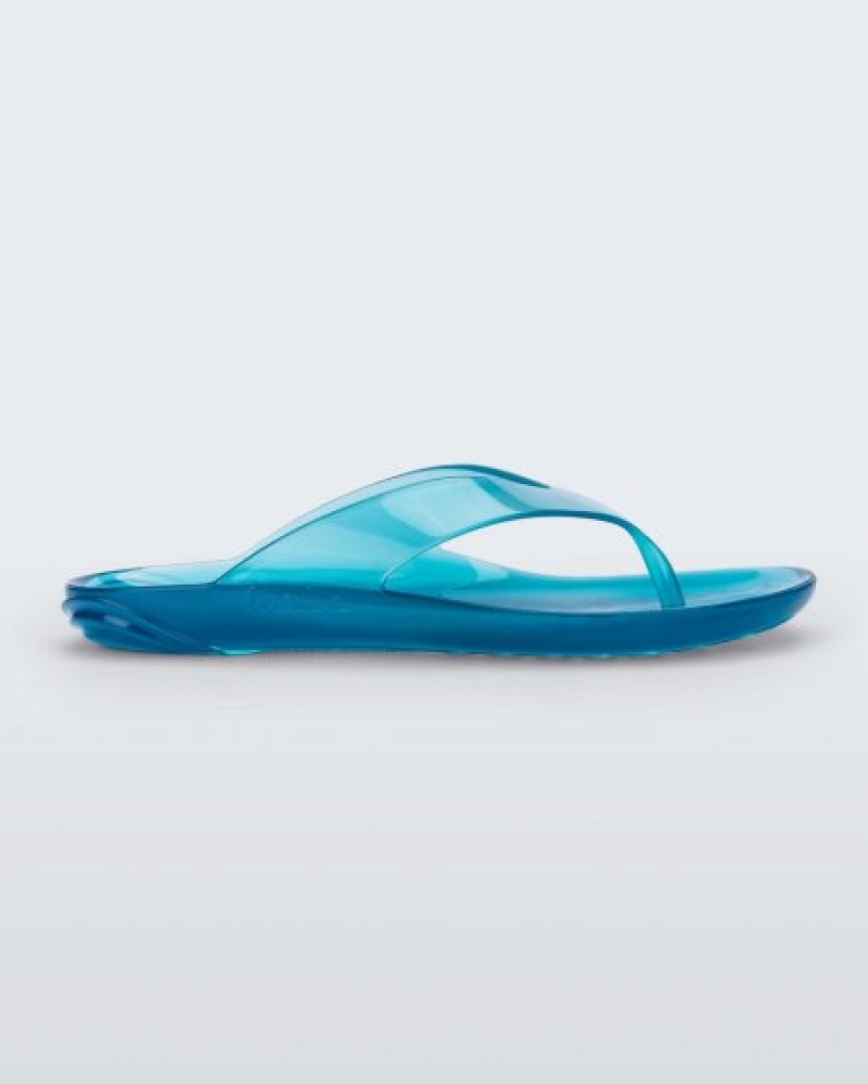 Melissa Chancletas Real Jelly Flip Flop Mujer Azules España | mCdgOHgy