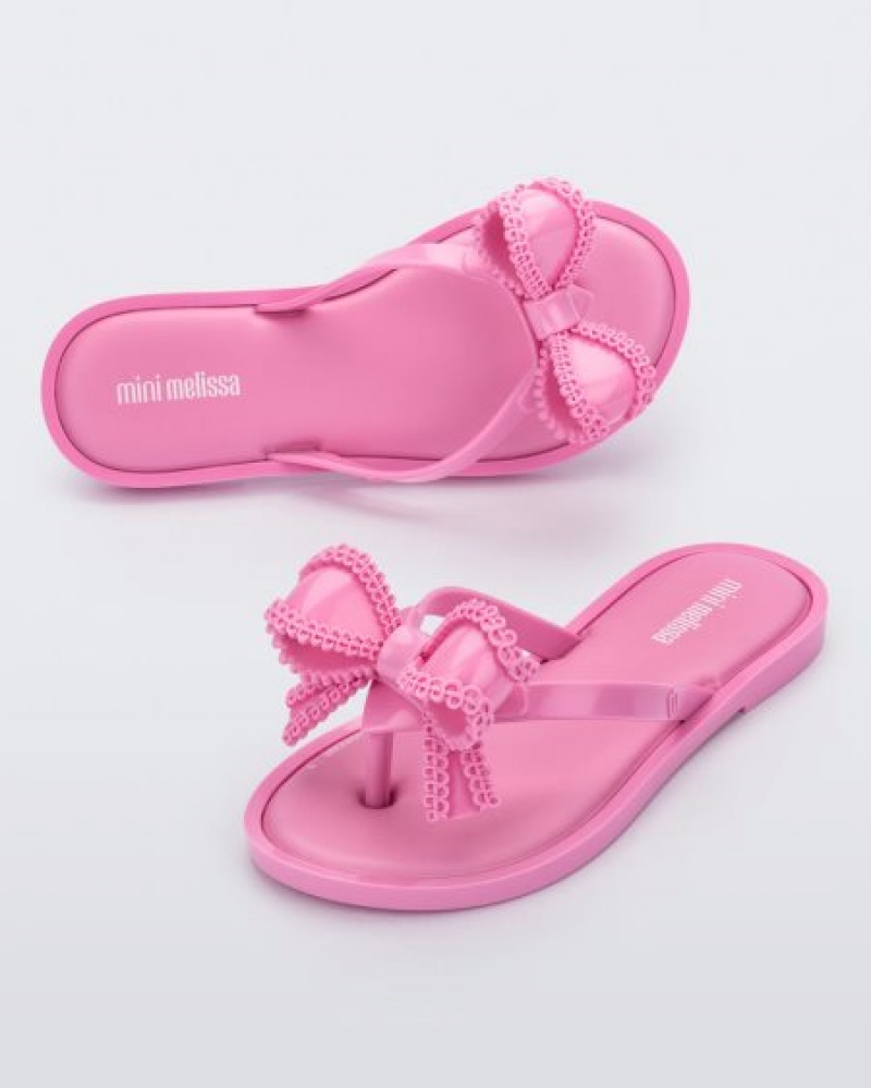 Mini Melissa Chancletas Slim Niños Rosas España | kZrxWfD2