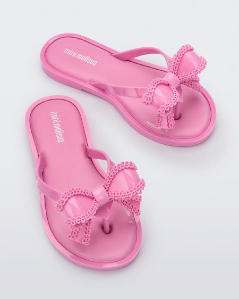 Mini Melissa Chancletas Slim Niños Rosas España | kZrxWfD2