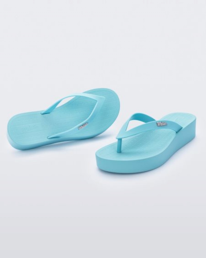 Melissa Chancletas Sun Venice Mujer Azules Claro España | jnqf6sH4