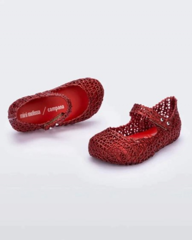 Mini Melissa Flats Campana Bebe Rojas España | yv3lBdvD