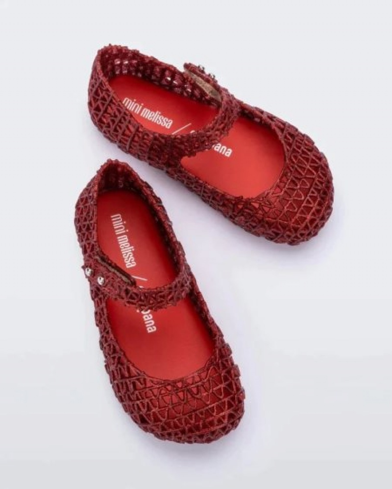 Mini Melissa Flats Campana Bebe Rojas España | yv3lBdvD