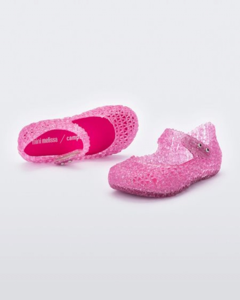 Mini Melissa Flats Campana Bebe Rosas España | 6gICh7YO