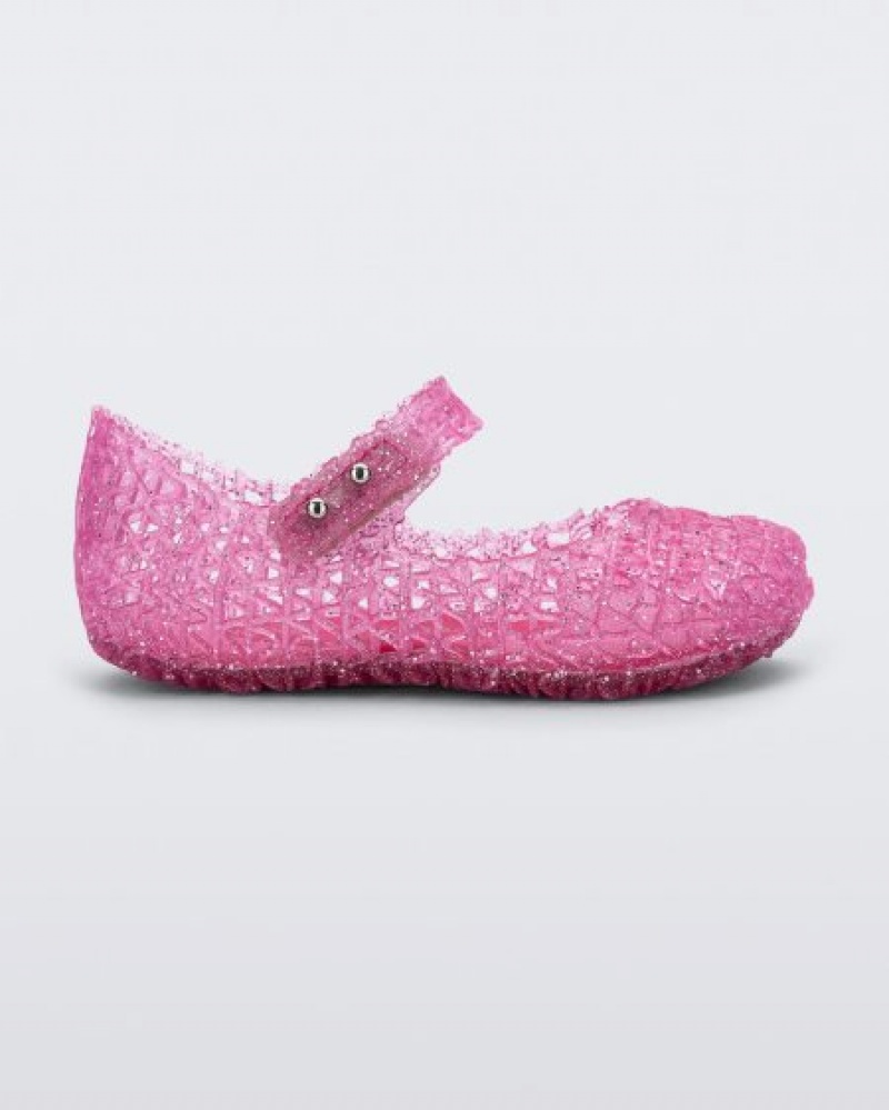 Mini Melissa Flats Campana Bebe Rosas España | 6gICh7YO