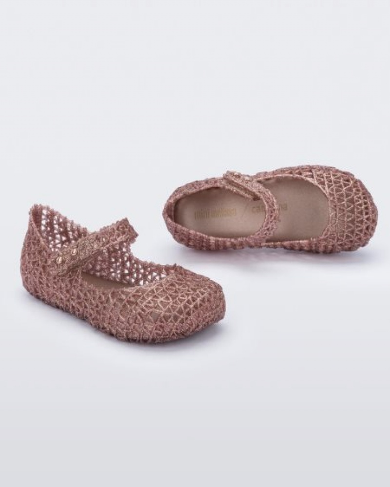 Mini Melissa Flats Campana Bebe Rosas España | TD8dz27Q