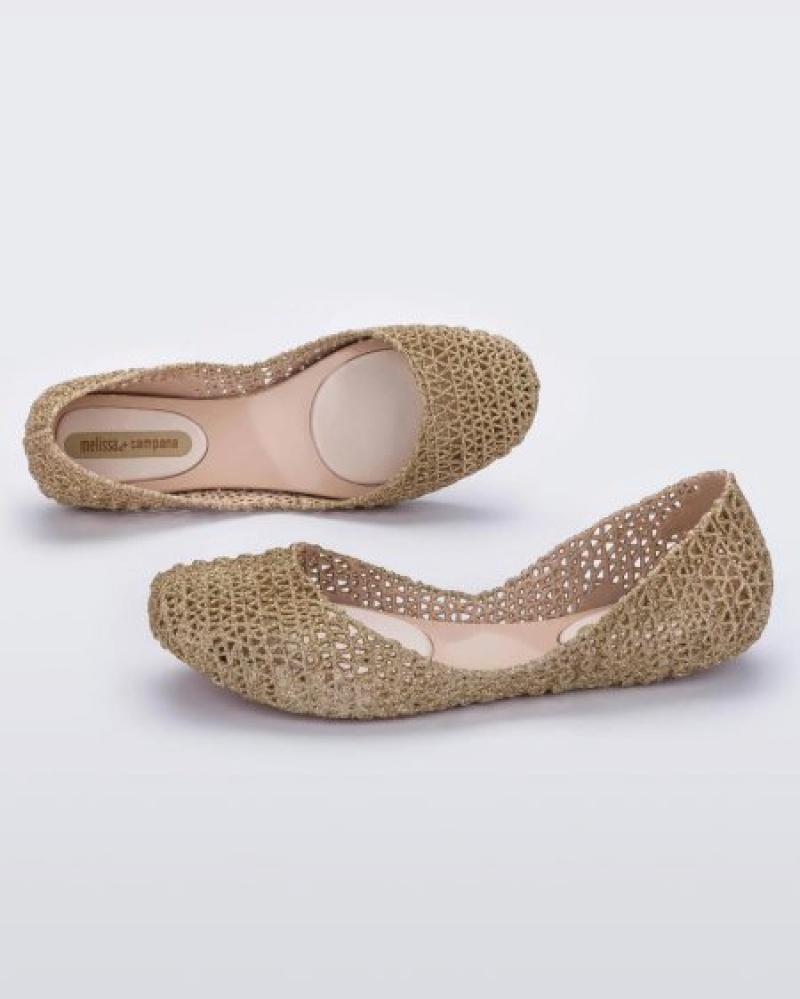 Melissa Flats Campana Mujer Beige España | i75jm6FQ