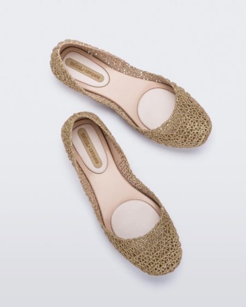 Melissa Flats Campana Mujer Beige España | i75jm6FQ