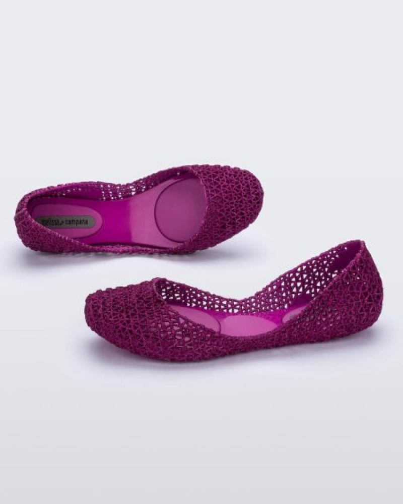 Melissa Flats Campana Mujer Moradas España | KsRA83oN