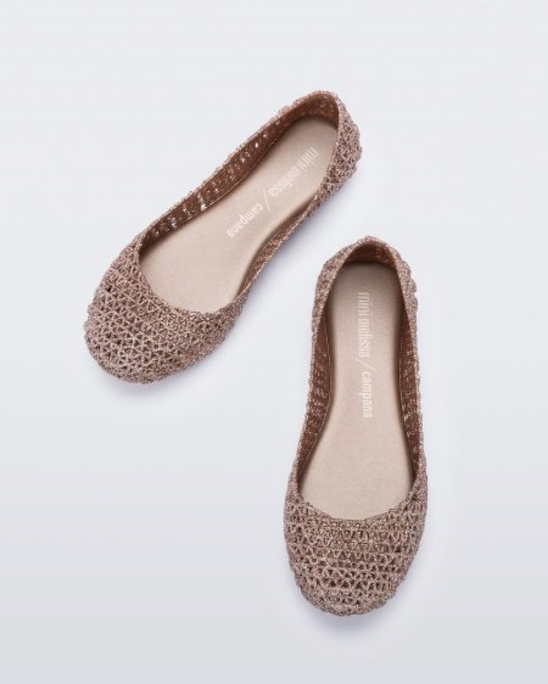 Mini Melissa Flats Campana Niños Rosas España | gQXHOKPu