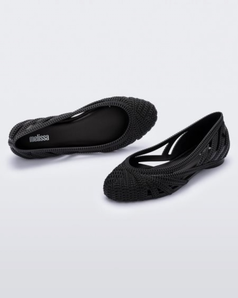 Melissa Flats Femme Classy Mujer Negras España | 148Z4nnu