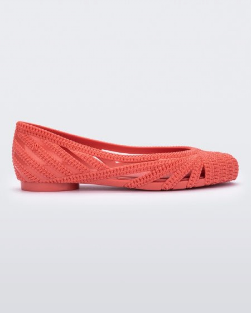 Melissa Flats Femme Classy Mujer Rojas España | XJdUbfyH