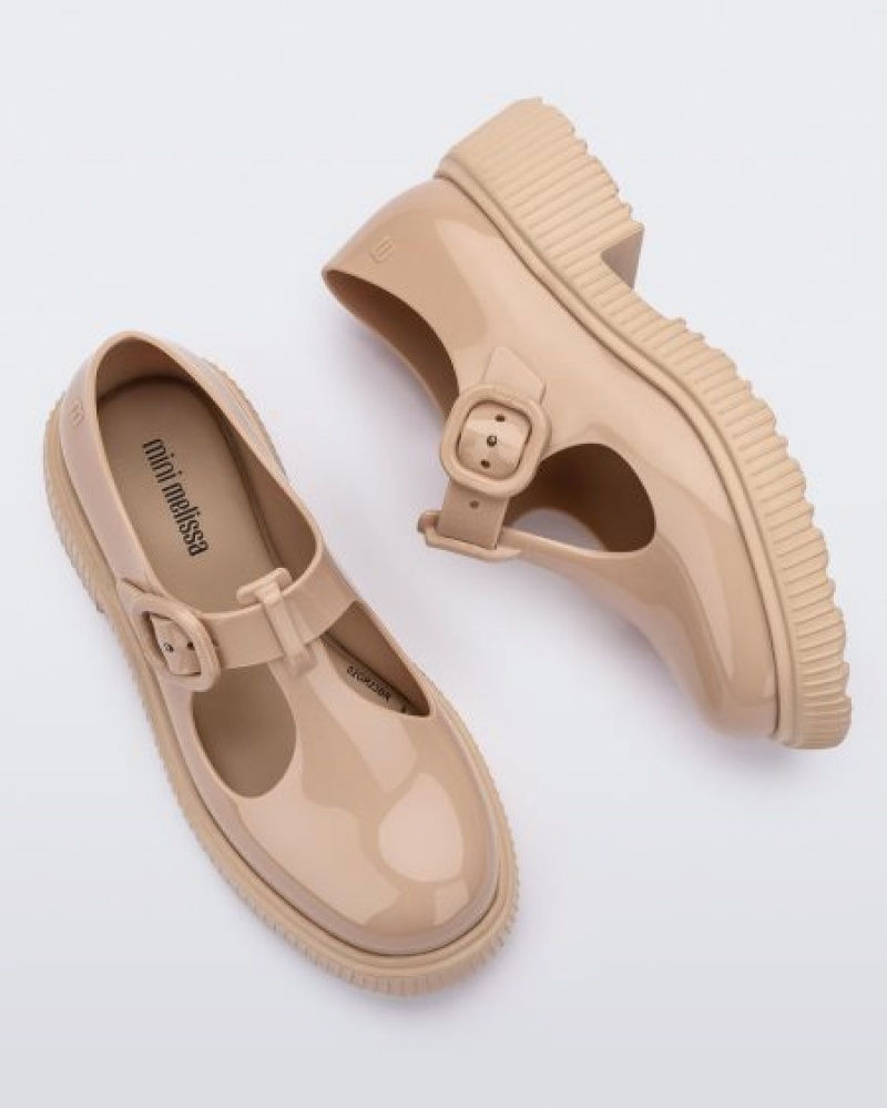 Mini Melissa Flats Jackie Niños Beige España | i6n6KzBE