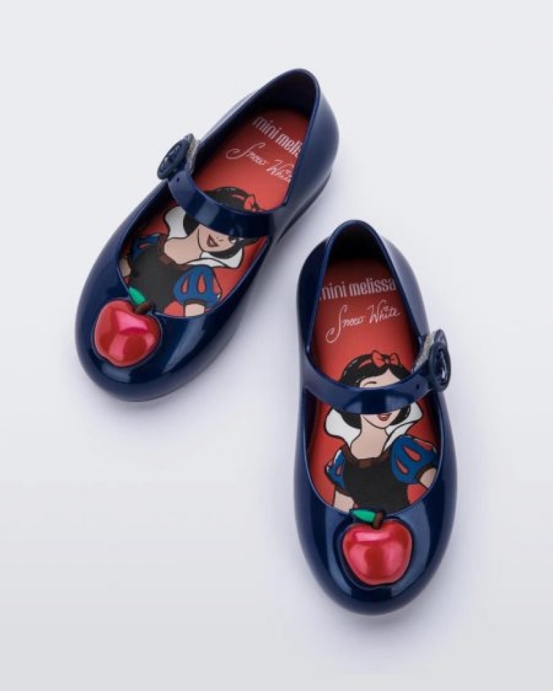 Mini Melissa Flats Sweet Love Princess Bebe Metallic Blue/Red España | DUxzsqPW