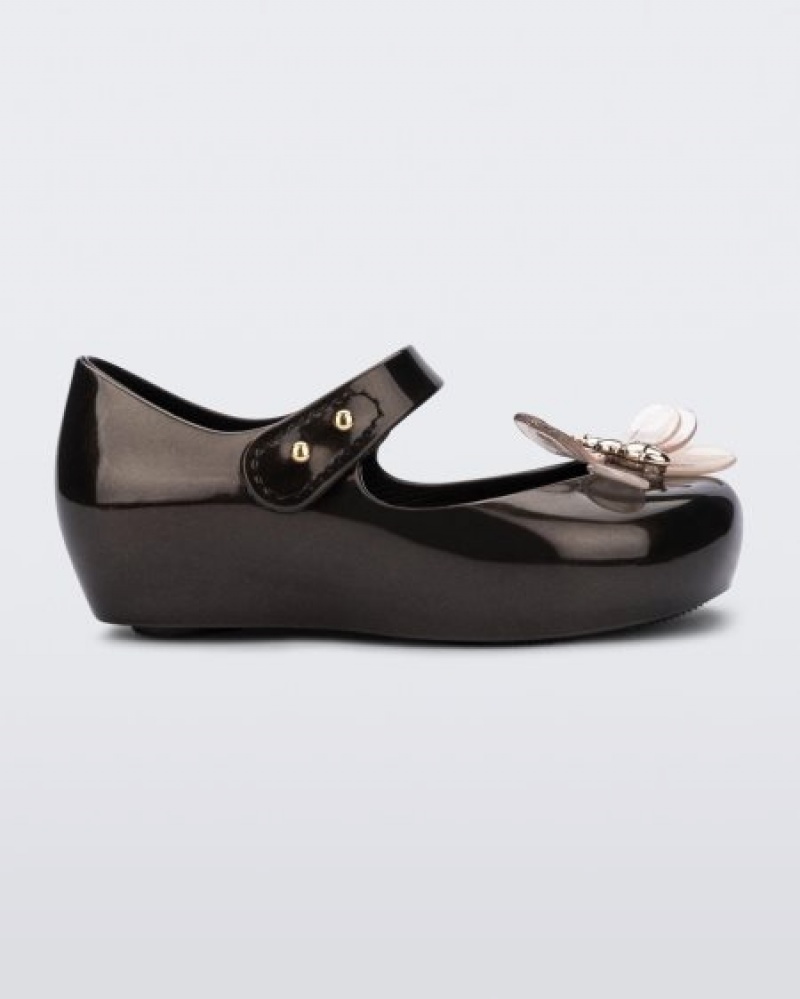 Mini Melissa Flats Ultragirl Bugs Bebe Negras España | YL7qScnY