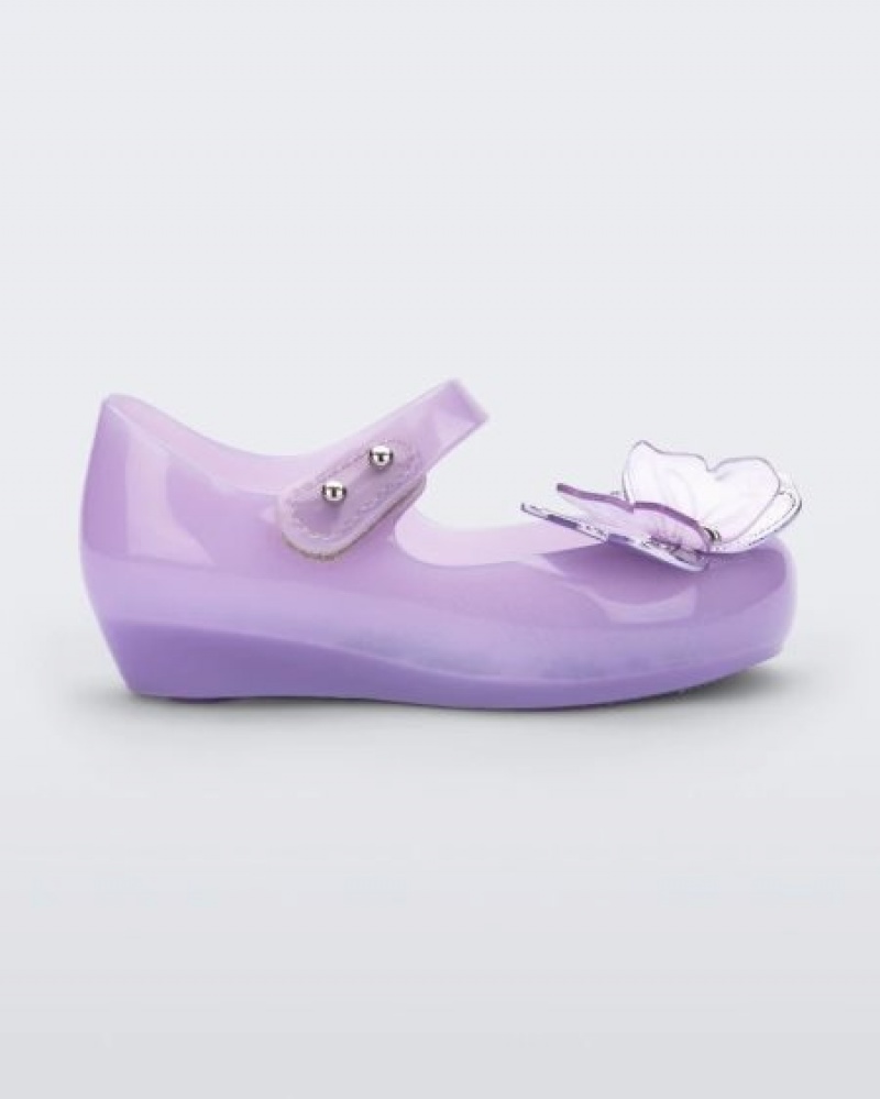 Mini Melissa Flats Ultragirl Butterfly Bebe Lilac España | 4rIudJp9