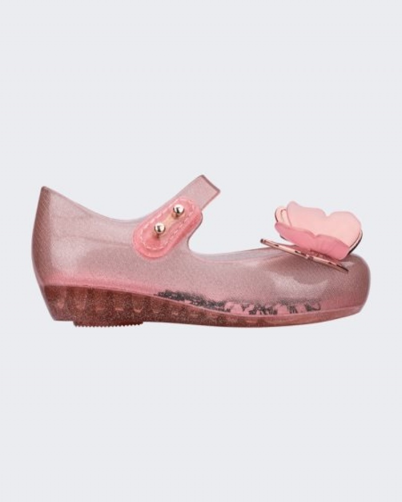 Mini Melissa Flats Ultragirl Butterfly Bebe Rosas España | It7gWjax