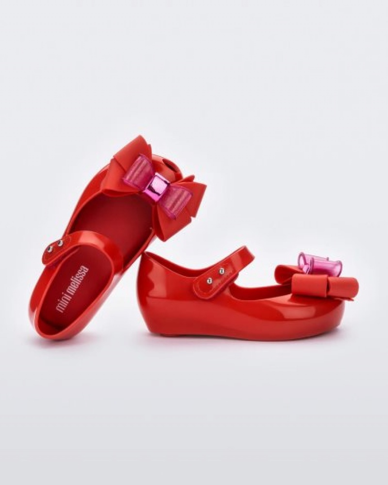 Mini Melissa Flats Ultragirl Sweet Bebe Rojas España | ALLdpvIm