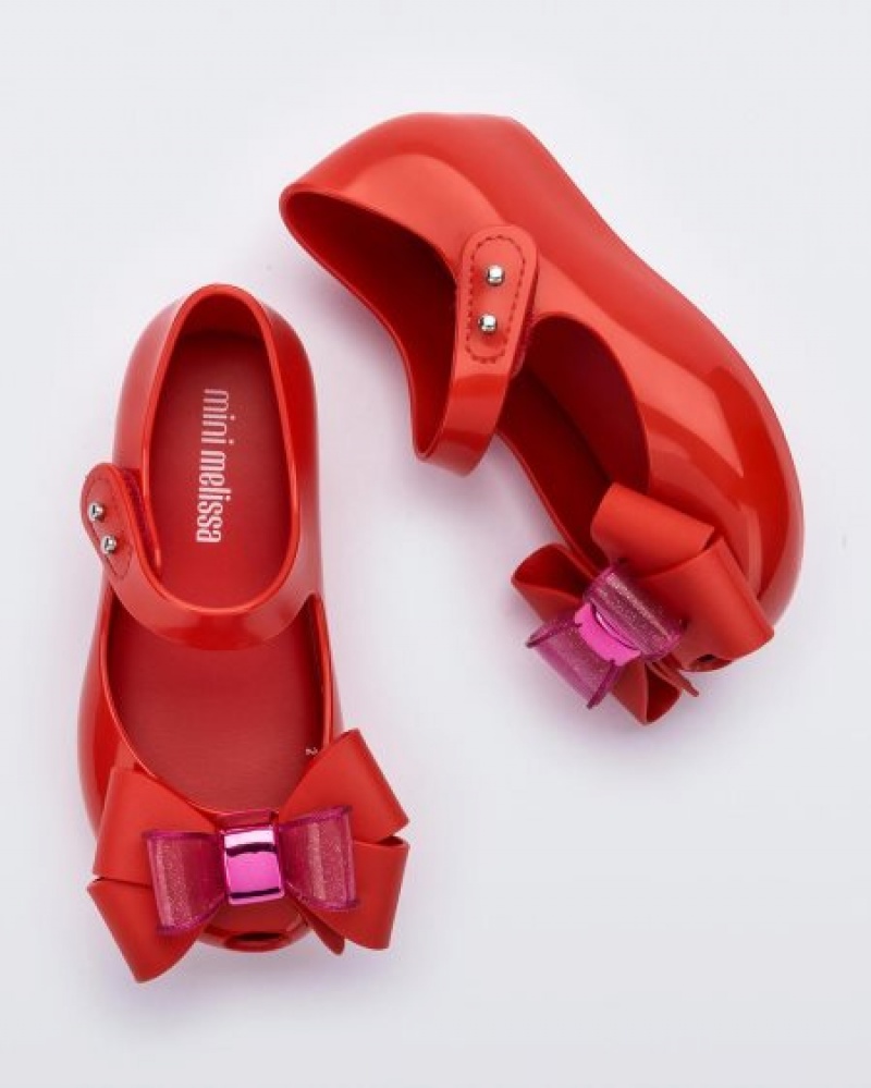 Mini Melissa Flats Ultragirl Sweet Bebe Rojas España | ALLdpvIm