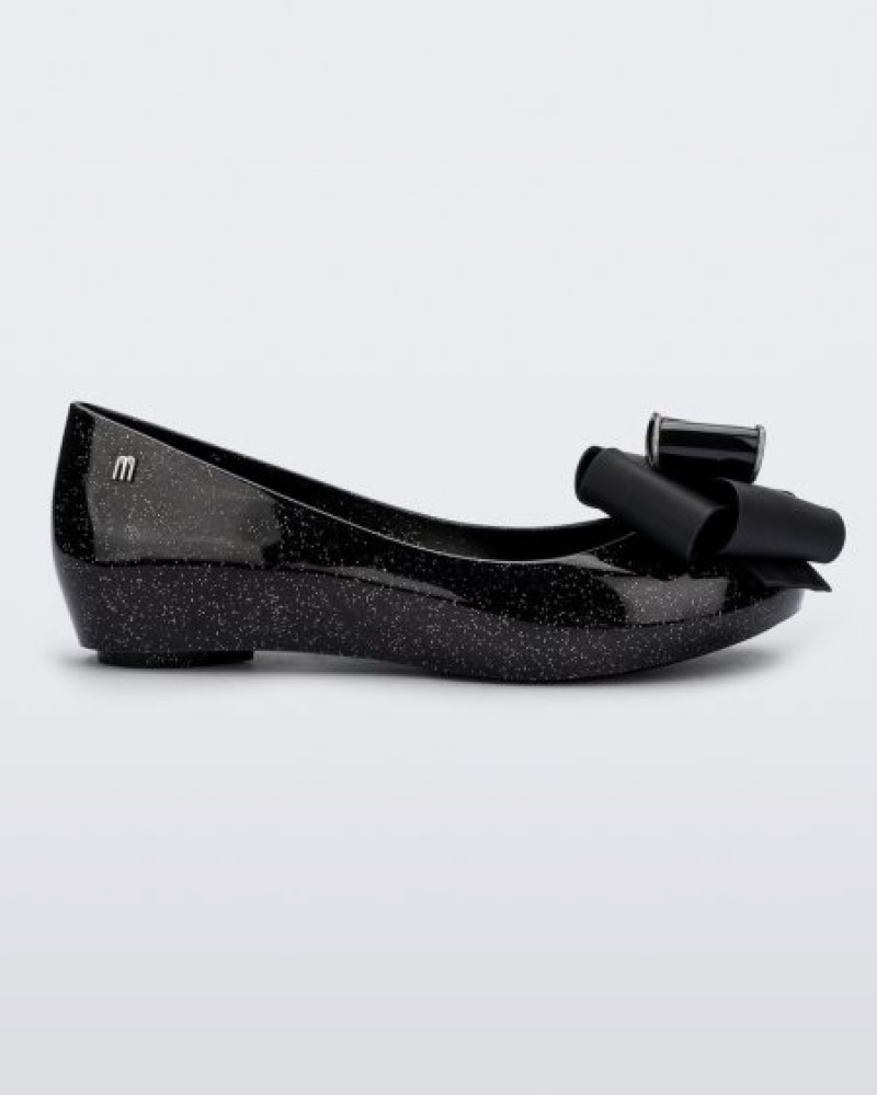 Melissa Flats Ultragirl Sweet Mujer Black/Glitter España | pobt7Ydq