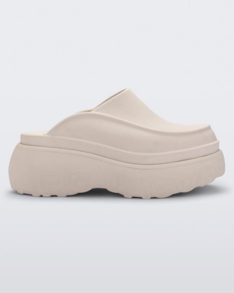 Melissa Mulas Clog Mujer Beige España | i1upApwX