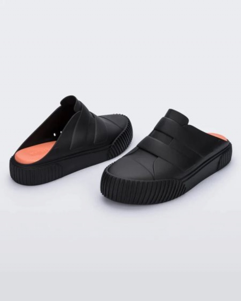 Melissa Mulas Lane Mujer Black/Orange España | FH1BYeJs