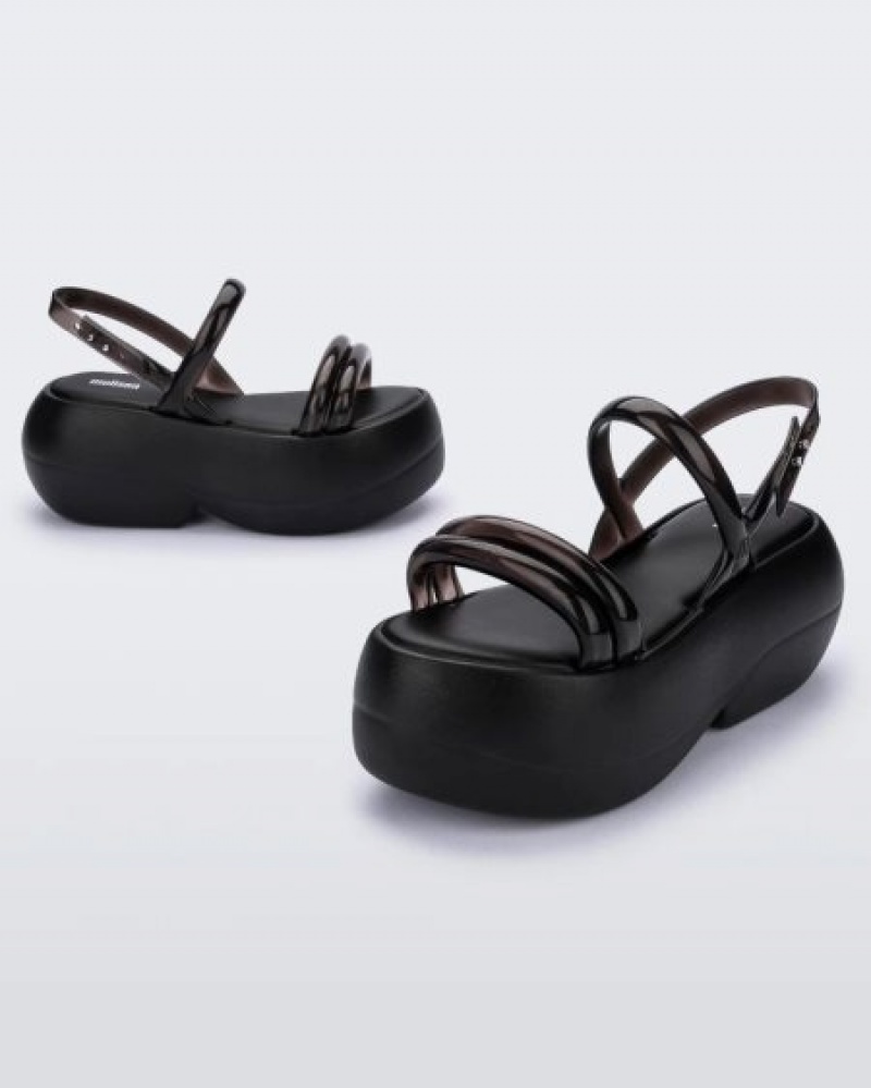 Melissa Platforms Airbubble Plataforma Mujer Negras España | B2sUDZ4c