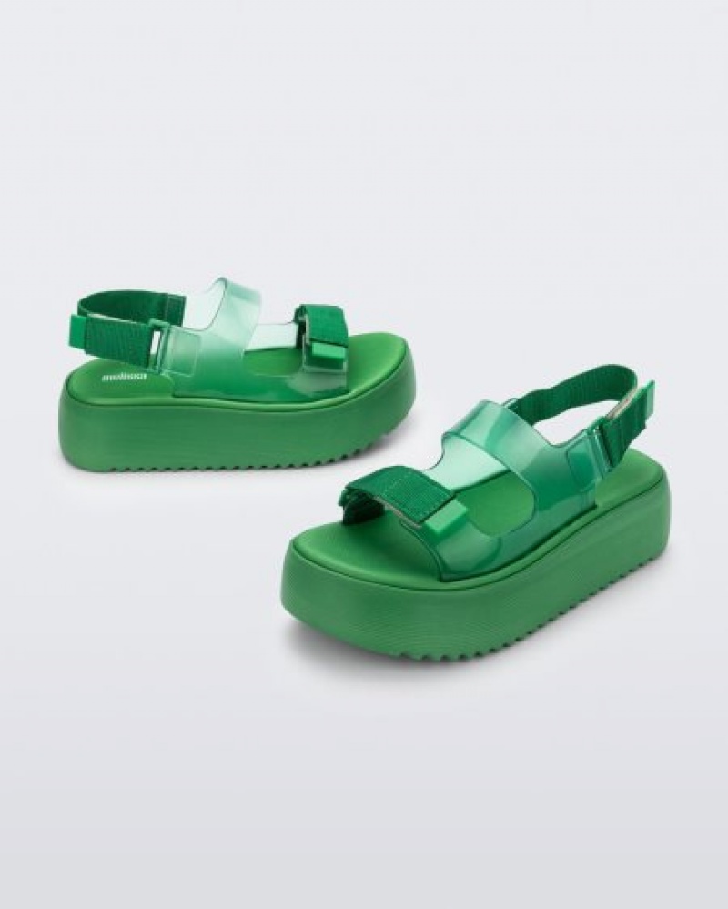 Melissa Platforms Brave Papete Plataforma Mujer Verde España | y47sf8JZ