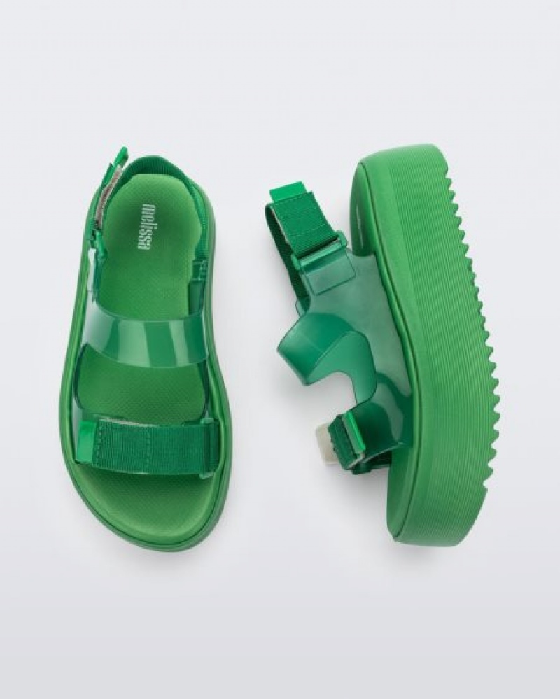 Melissa Platforms Brave Papete Plataforma Mujer Verde España | y47sf8JZ